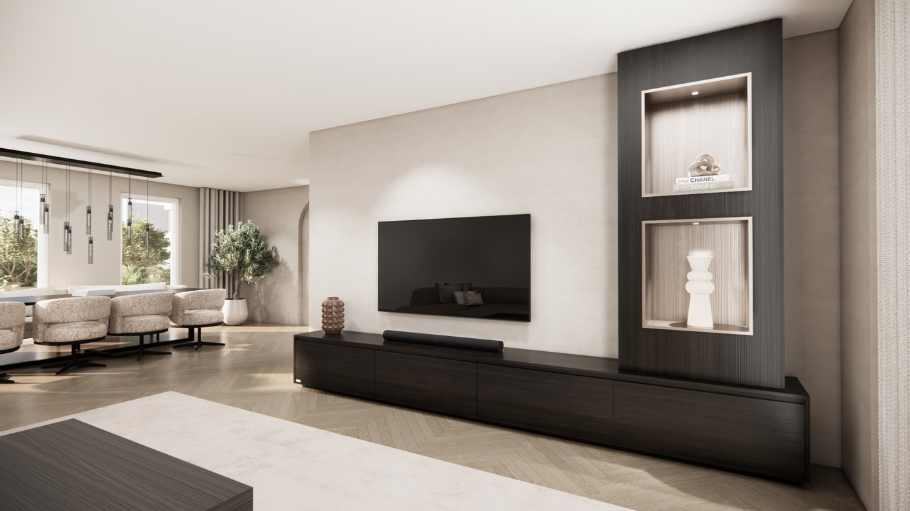 Tv-Meubel	Mason 4-kleppen Chimney Grand