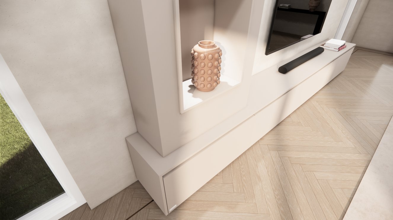 Tv-Meubel	Mason 4-kleppen Chimney Grand