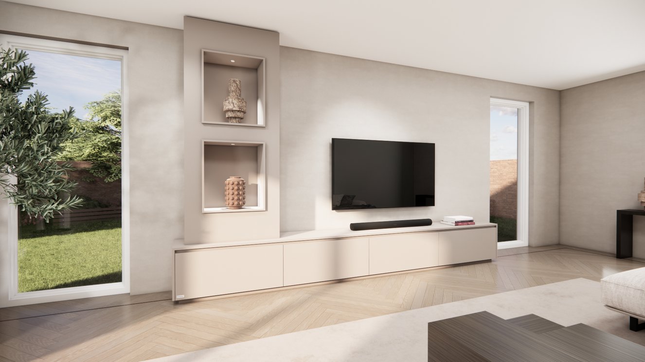 Tv-Meubel	Mason 4-kleppen Chimney Grand