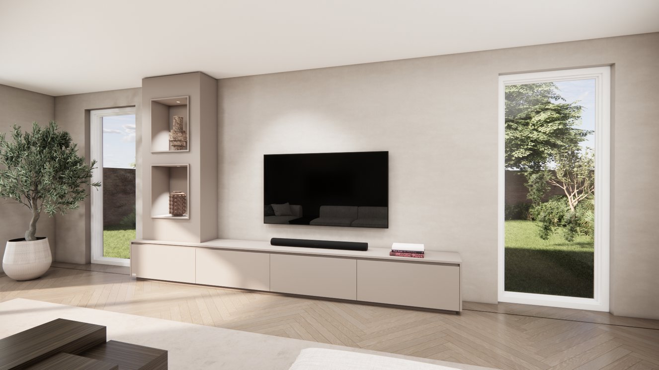 Tv-Meubel	Mason 4-kleppen Chimney Grand