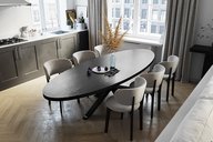 Eettafel Mave | Eiken | Zwart | PUUUR