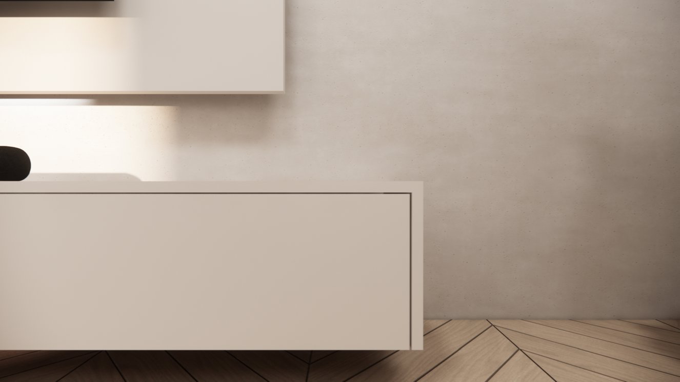 Melamine	Mat Tv-paneel