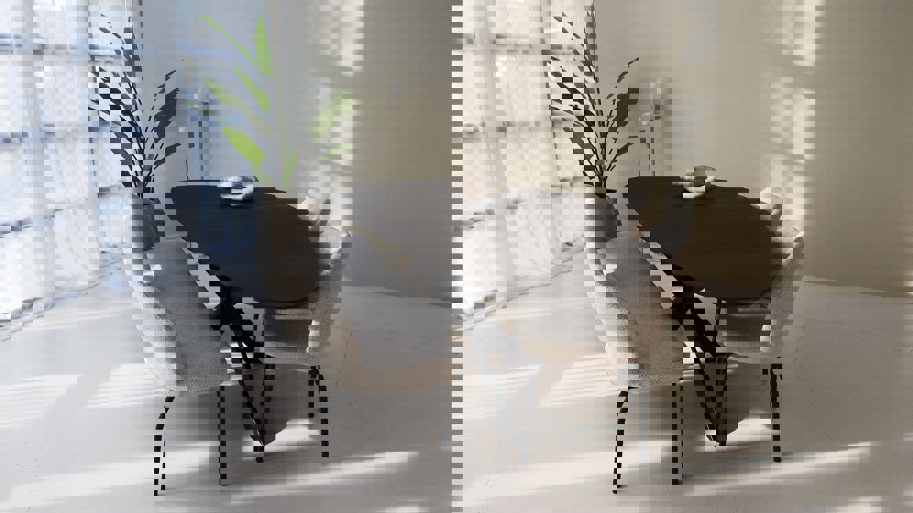 Milano Eettafel Kiezel Eiken