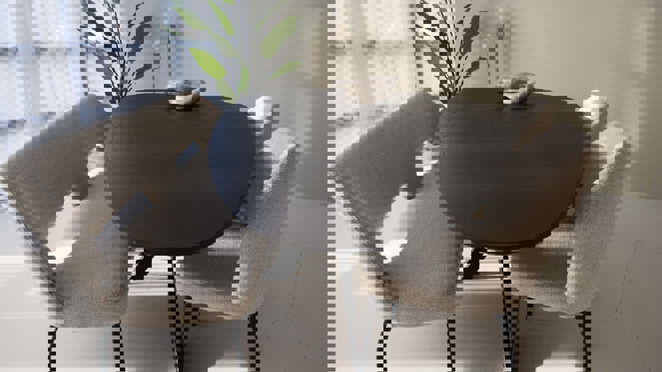 Milano Eettafel Kiezel Eiken