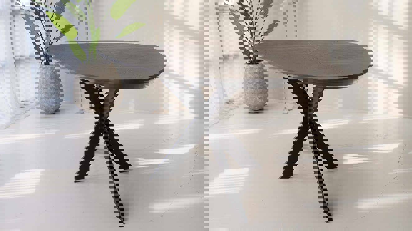 Milano Eettafel Kiezel Eiken