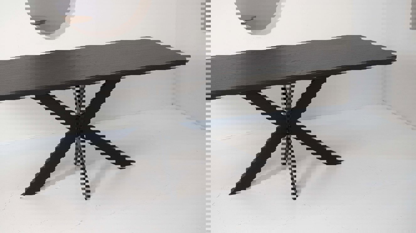 Milano Eettafel Rechthoekig Afgeronde Hoek Eiken