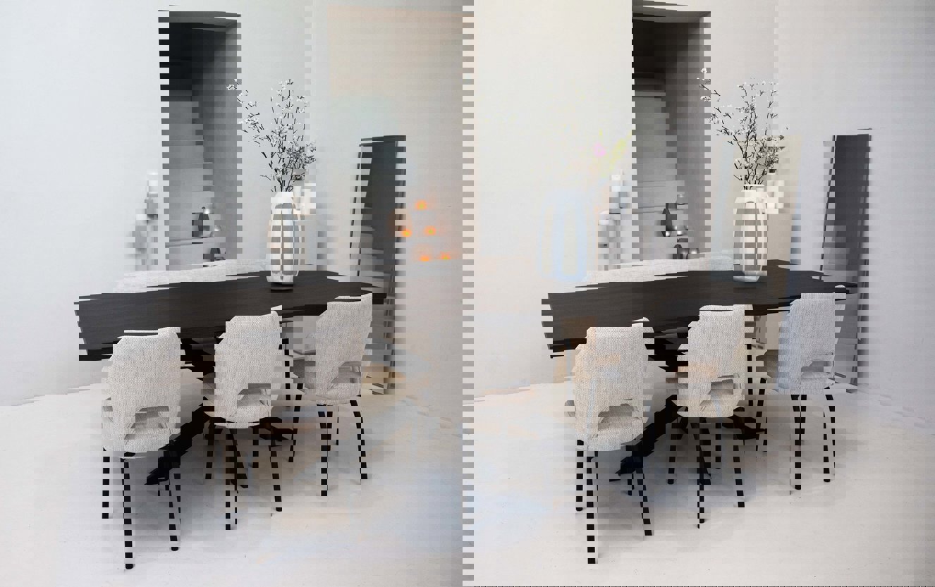 Milano Eettafel Rechthoekig Eiken