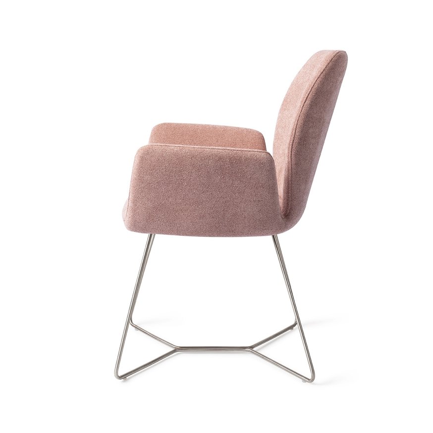 Misaki Anemone Eetkamerstoel Beehive Steel