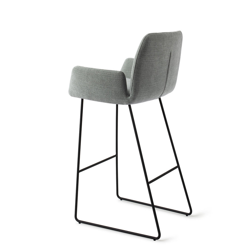 Misaki Blue Breezy Barkruk (H) Bar Slide Black