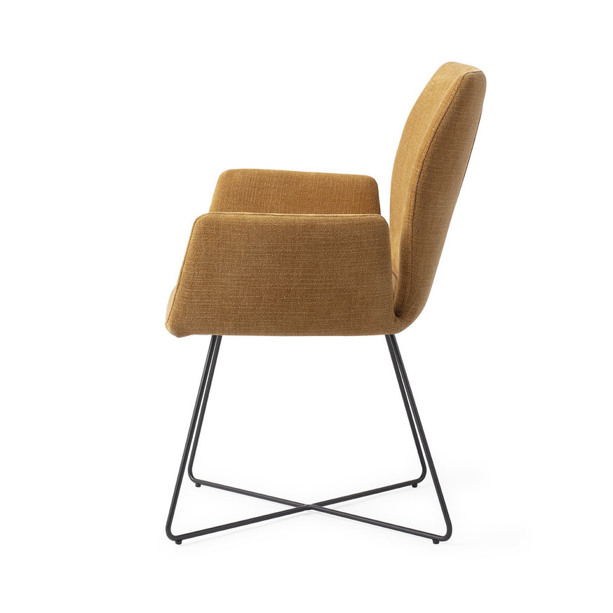 Misaki Honey Harvest Eetkamerstoel Cross Black