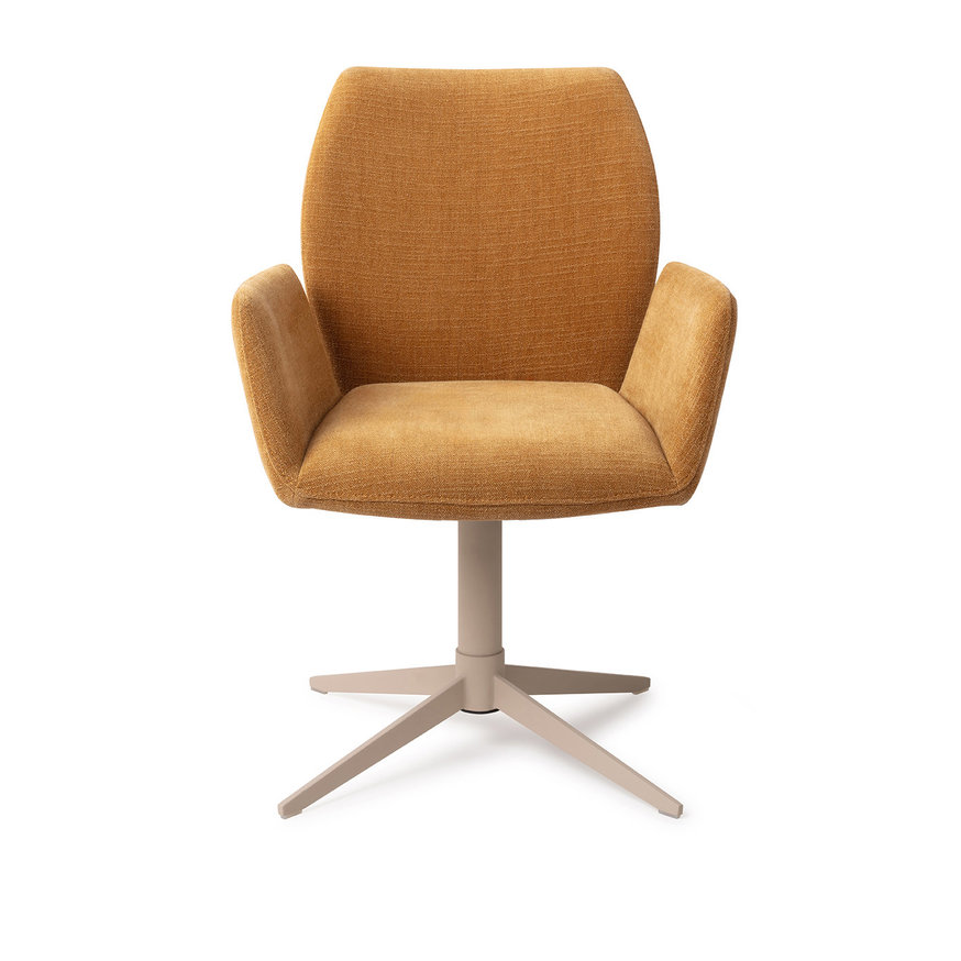 Misaki Honey Harvest Eetkamerstoel Quad Beige