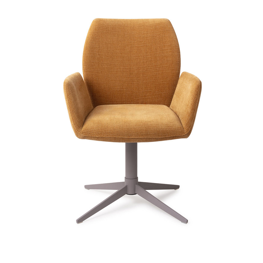 Misaki Honey Harvest Eetkamerstoel Quad Grey