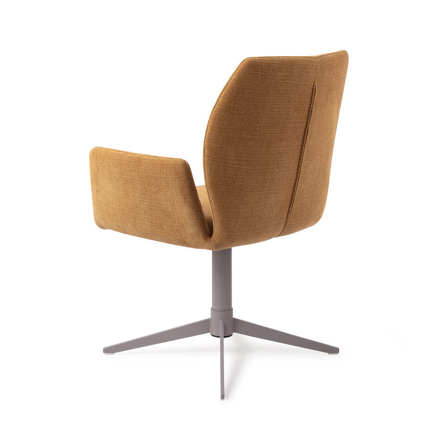 Misaki Honey Harvest Eetkamerstoel Quad Grey