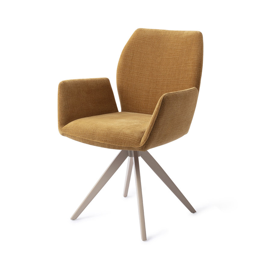 Misaki Honey Harvest Eetkamerstoel Turn Beige