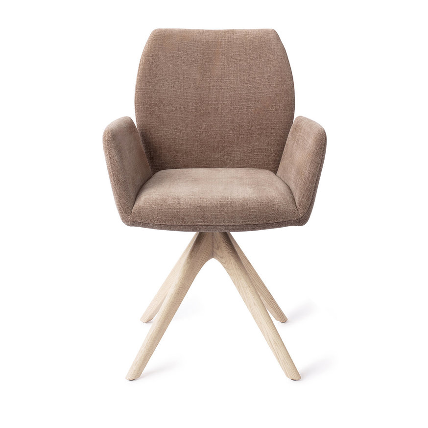 Misaki Mocha Mist Eetkamerstoel Revolve Oak Bleach