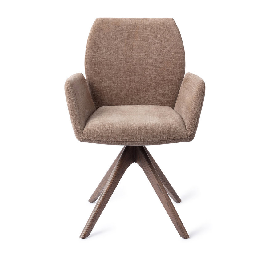 Misaki Mocha Mist Eetkamerstoel Revolve Oak Walnut