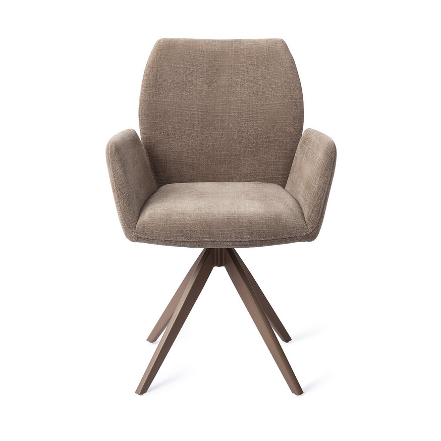 Misaki Mocha Mist Eetkamerstoel Turn Brown