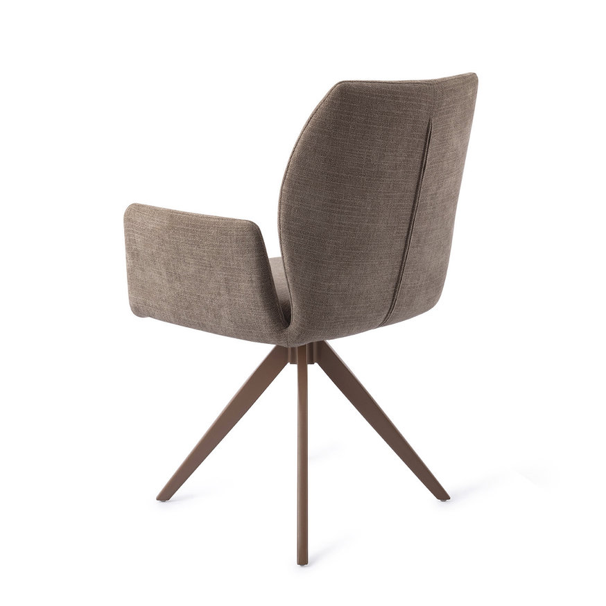 Misaki Mocha Mist Eetkamerstoel Turn Brown
