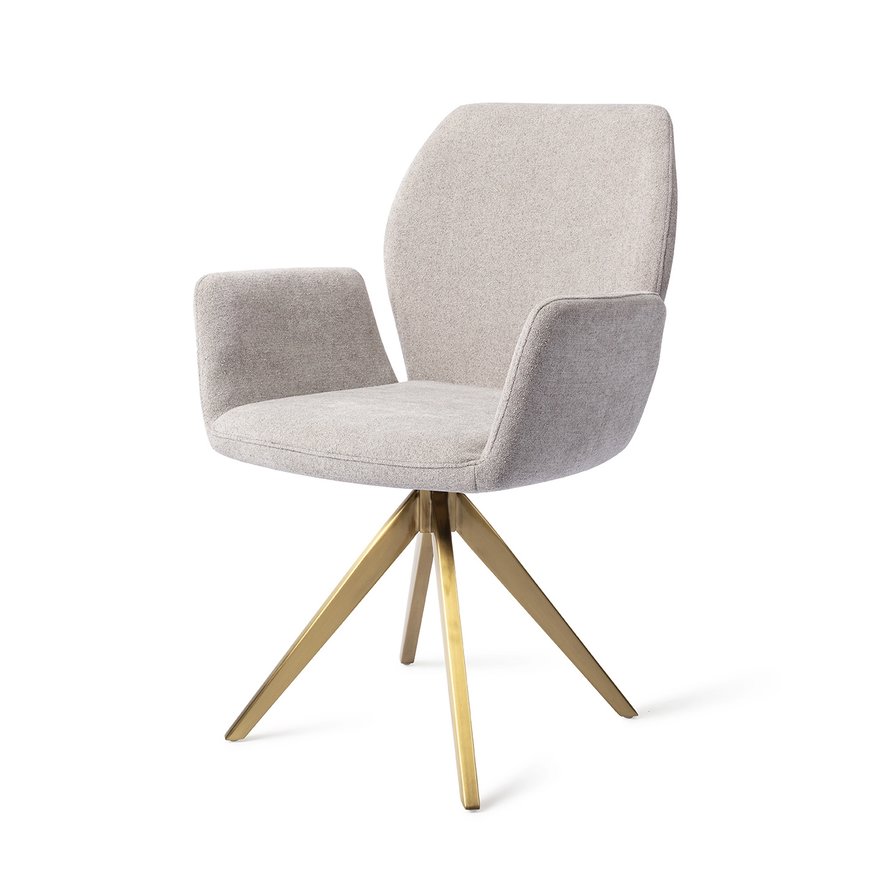 Misaki Pretty Plaster Eetkamerstoel Turn Gold