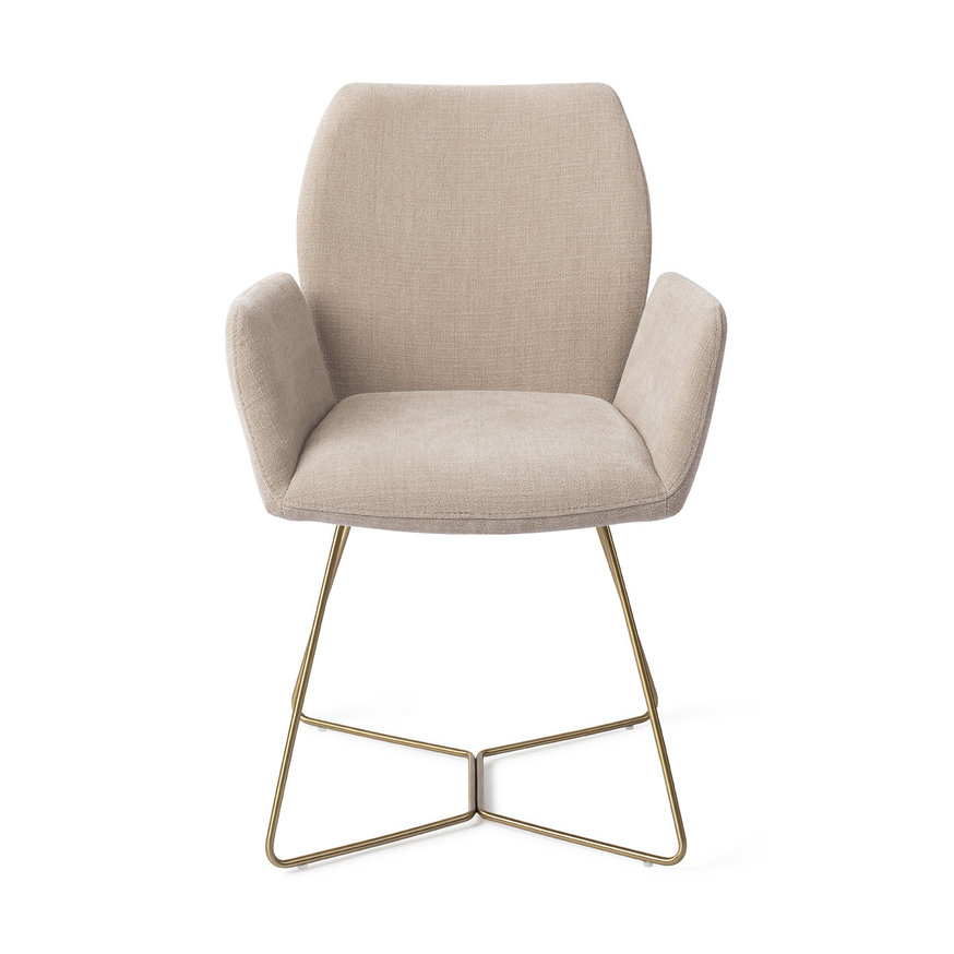 Misaki Sand Strand Eetkamerstoel Beehive Gold