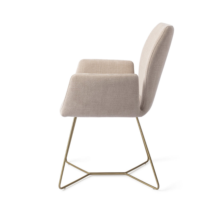 Misaki Sand Strand Eetkamerstoel Beehive Gold
