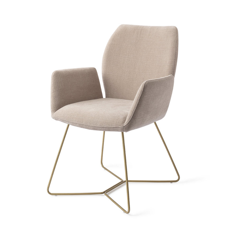 Misaki Sand Strand Eetkamerstoel Beehive Gold