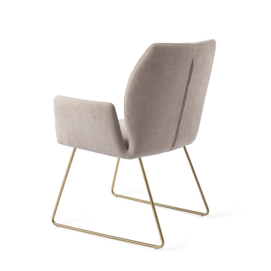 Misaki Sand Strand Eetkamerstoel Slide Gold