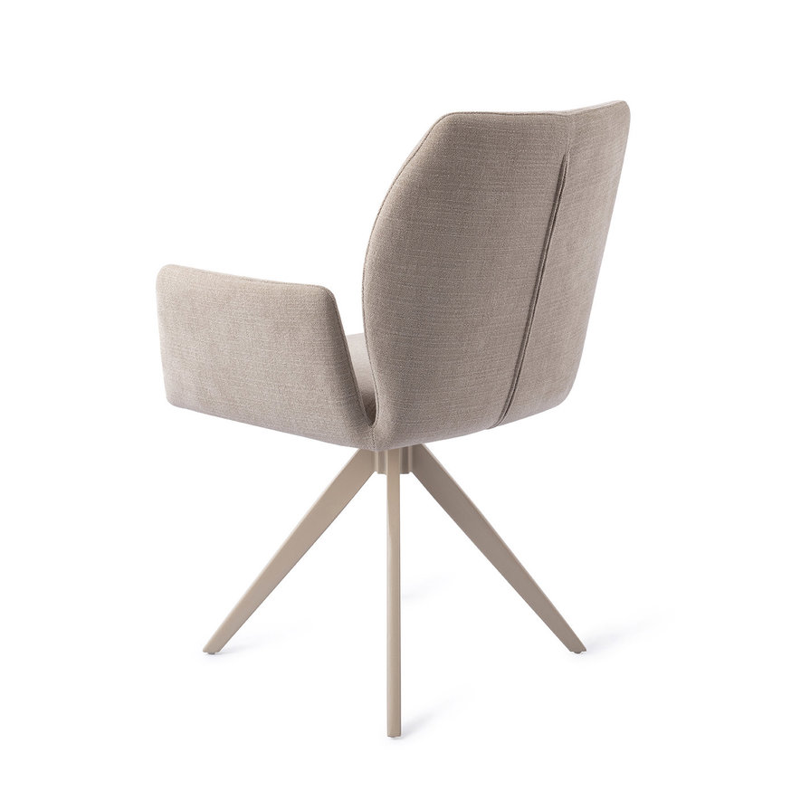 Misaki Sand Strand Eetkamerstoel Turn Beige