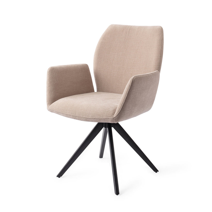 Misaki Sand Strand Eetkamerstoel Turn Black