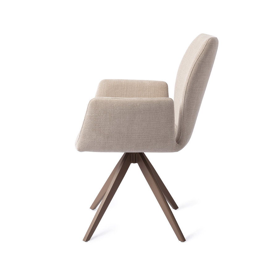 Misaki Sand Strand Eetkamerstoel Turn Brown