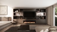 Moncetti Cinewall Royal-size 420-480 cm Eiken Dimplex 74 Inch