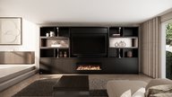 Moncetti Cinewall Royal-size 420-480 cm Eiken Dimplex 50 Inch