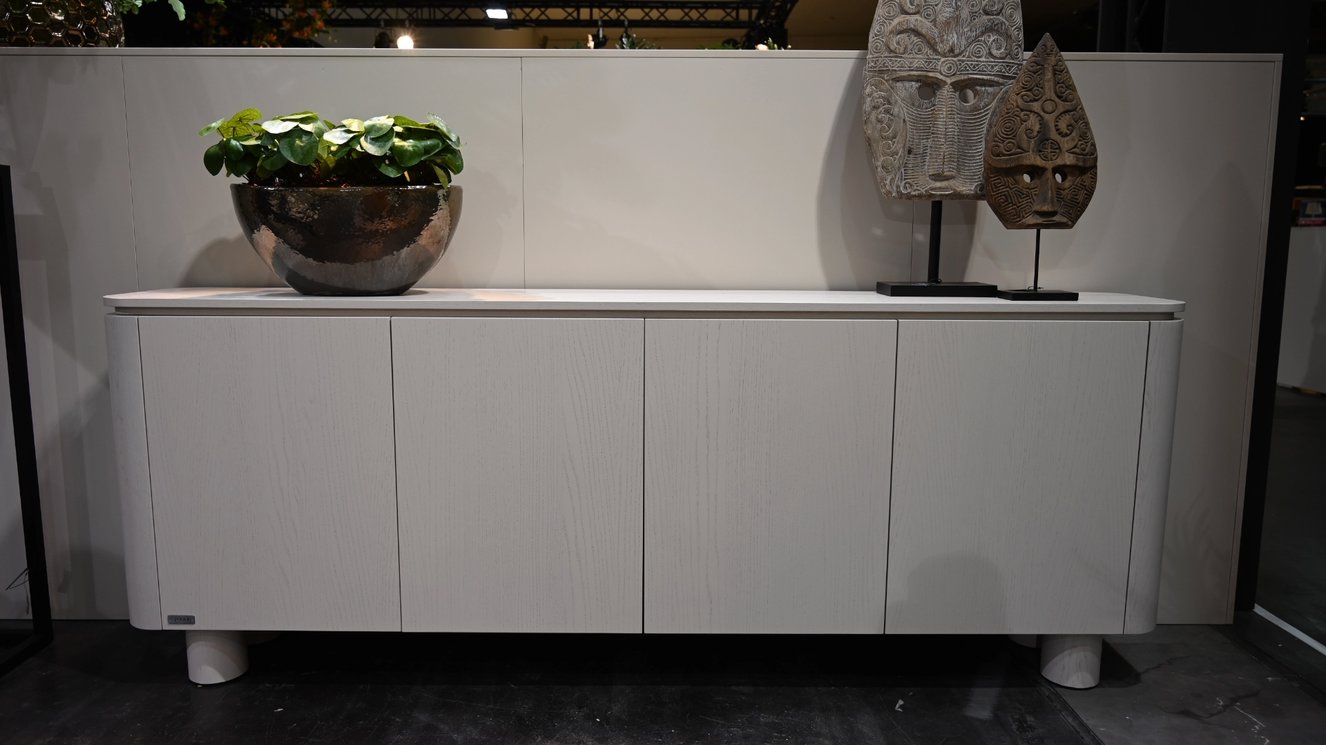 Moncetti Dressoir 4 Deurs Staand Eiken