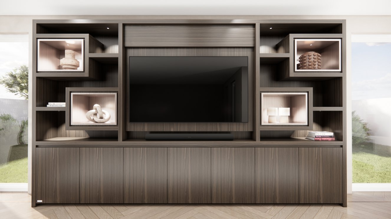 Cinewall	Monroe King-size 350-410	cm Eiken