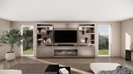 Monroe Cinewall King-size 350-410 cm Eiken Kalfire E-ONE 160CM