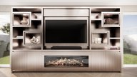Monroe Cinewall King-size 350-410 cm Eiken Kalfire E-ONE 160CM