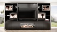 Monroe Cinewall King-size 350-410 cm Eiken Kalfire E-ONE 130CM