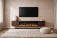 Murphy met haard en 2 deuren melamine