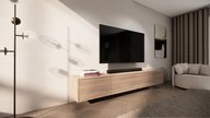 Murphy TV-Meubel 4 Kleppen Eiken
