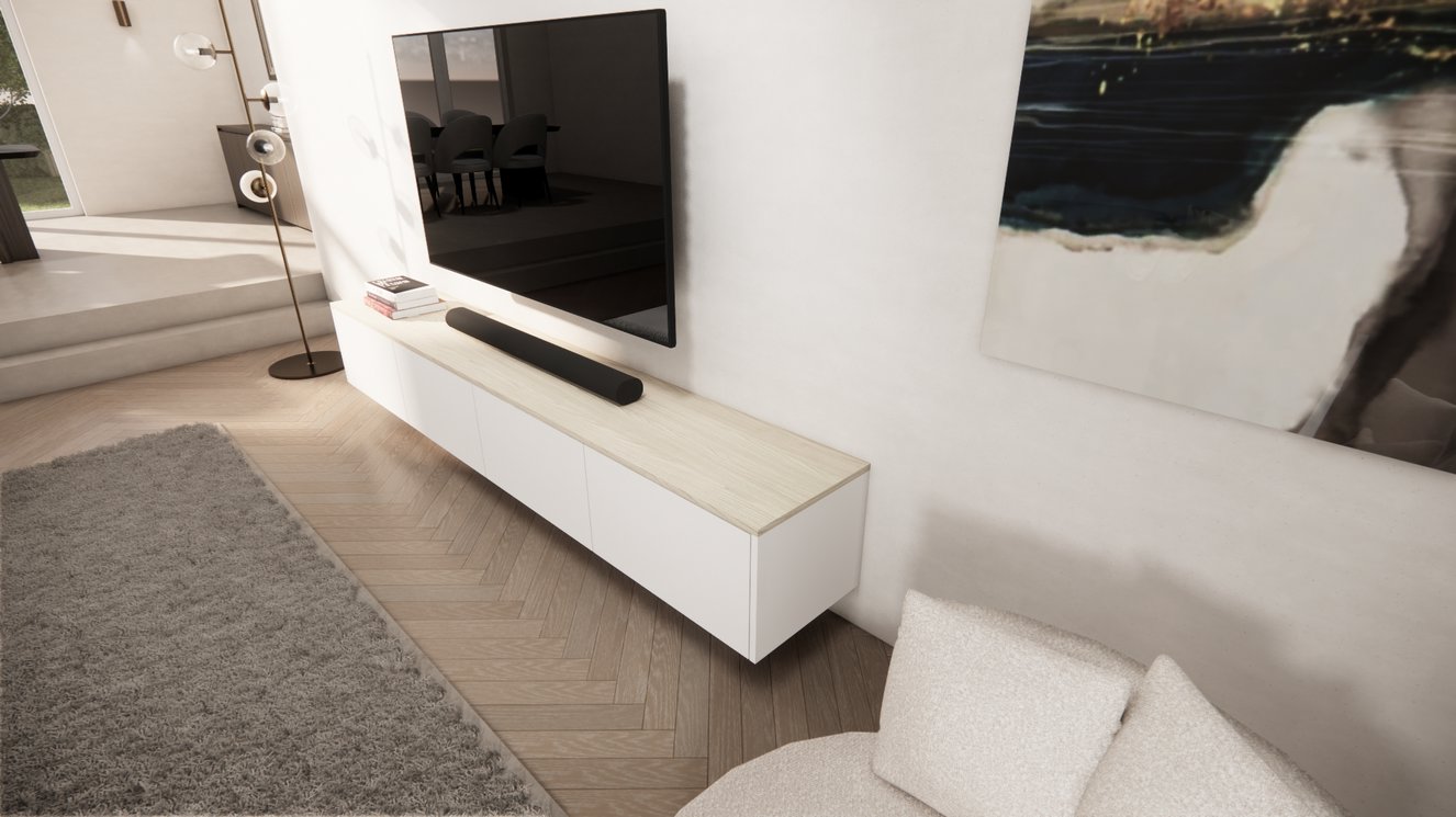 Tv-Meubel	Murphy Melamine 4	Kleppen Eiken	 Blad