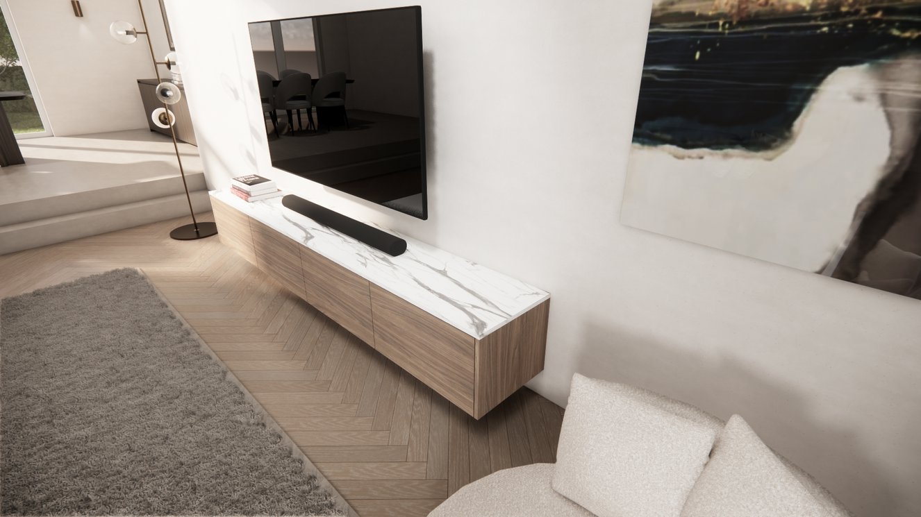 Tv-Meubel	Murphy Melamine 4	Kleppen Eiken Marmer	blad