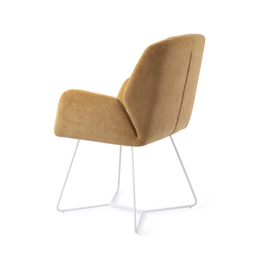 Myoko El Dorado Eetkamerstoel Beehive White