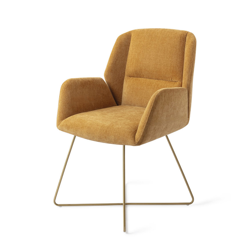 Myoko El Dorado Eetkamerstoel Cross Gold