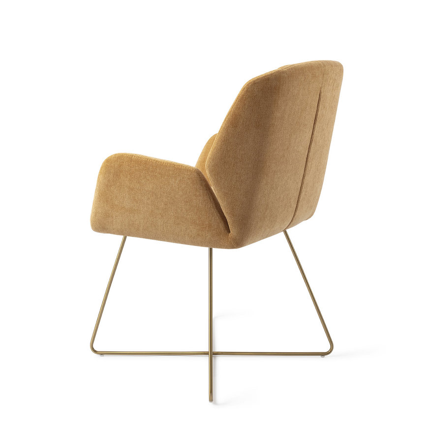 Myoko El Dorado Eetkamerstoel Cross Gold