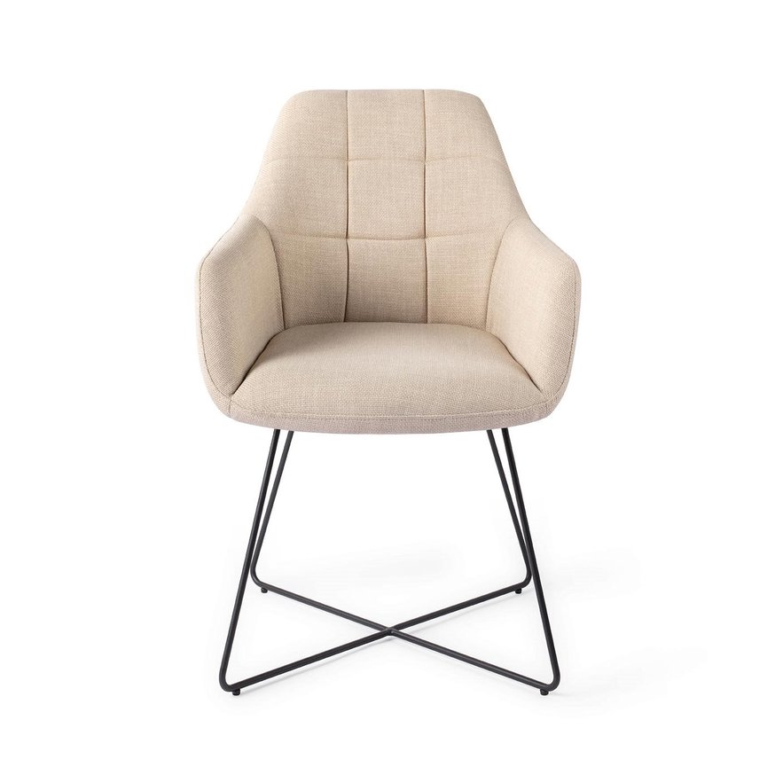 Noto Overnight Oats Eetkamerstoel Cross Black