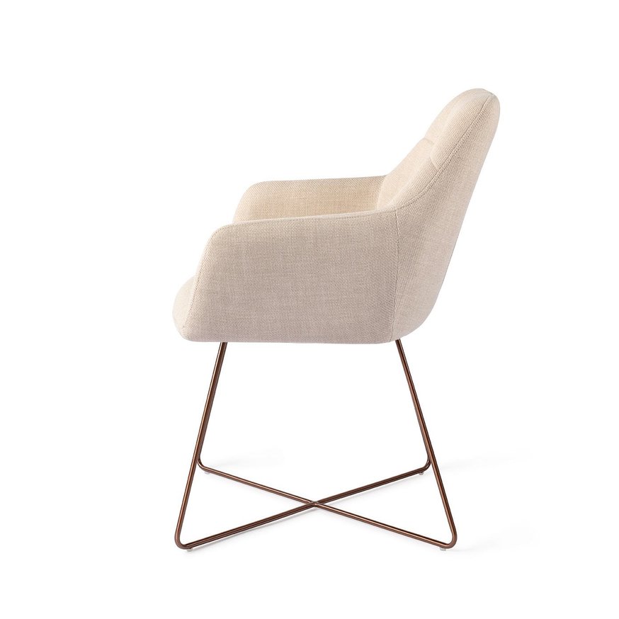 Noto Overnight Oats Eetkamerstoel Cross Rose