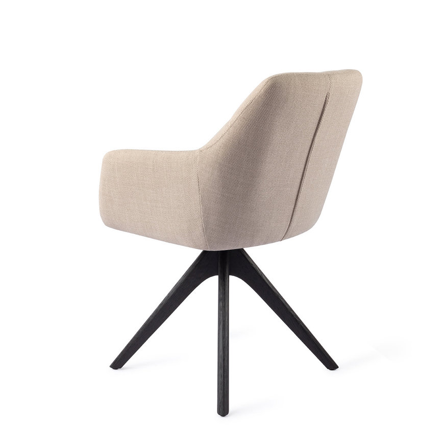 Noto Overnight Oats Eetkamerstoel Revolve Oak Black