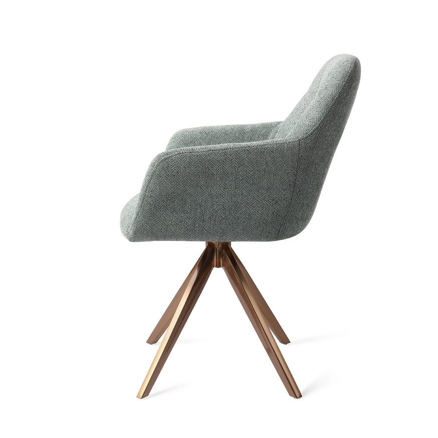 Noto Real Teal Eetkamerstoel Turn Rose