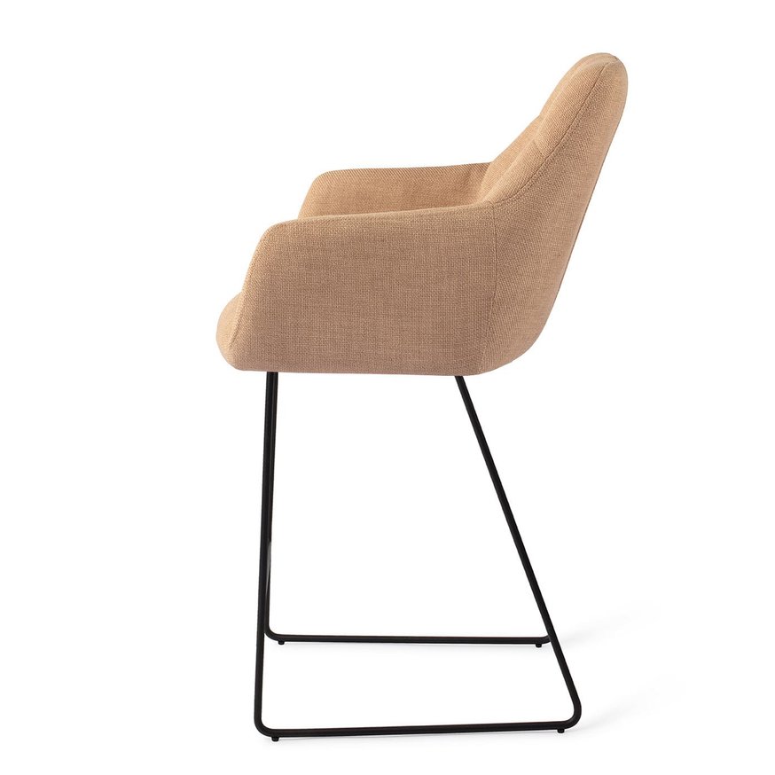 Noto Toasted Toffee Barkruk Slide Black (L)