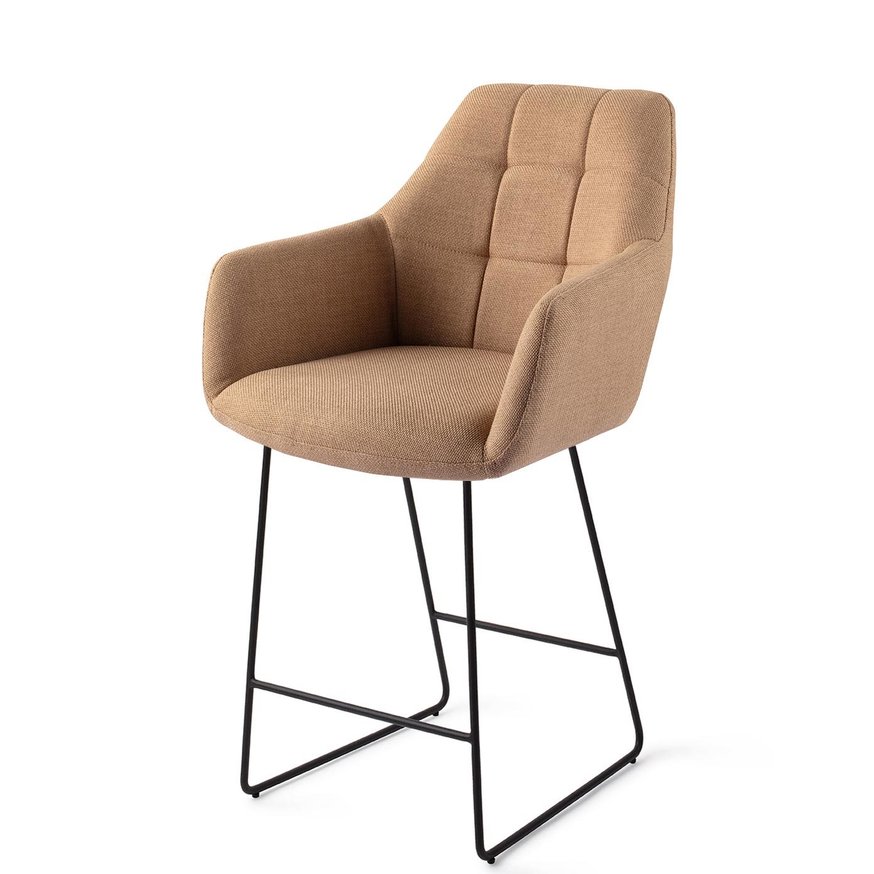 Noto Toasted Toffee Barkruk Slide Black (L)